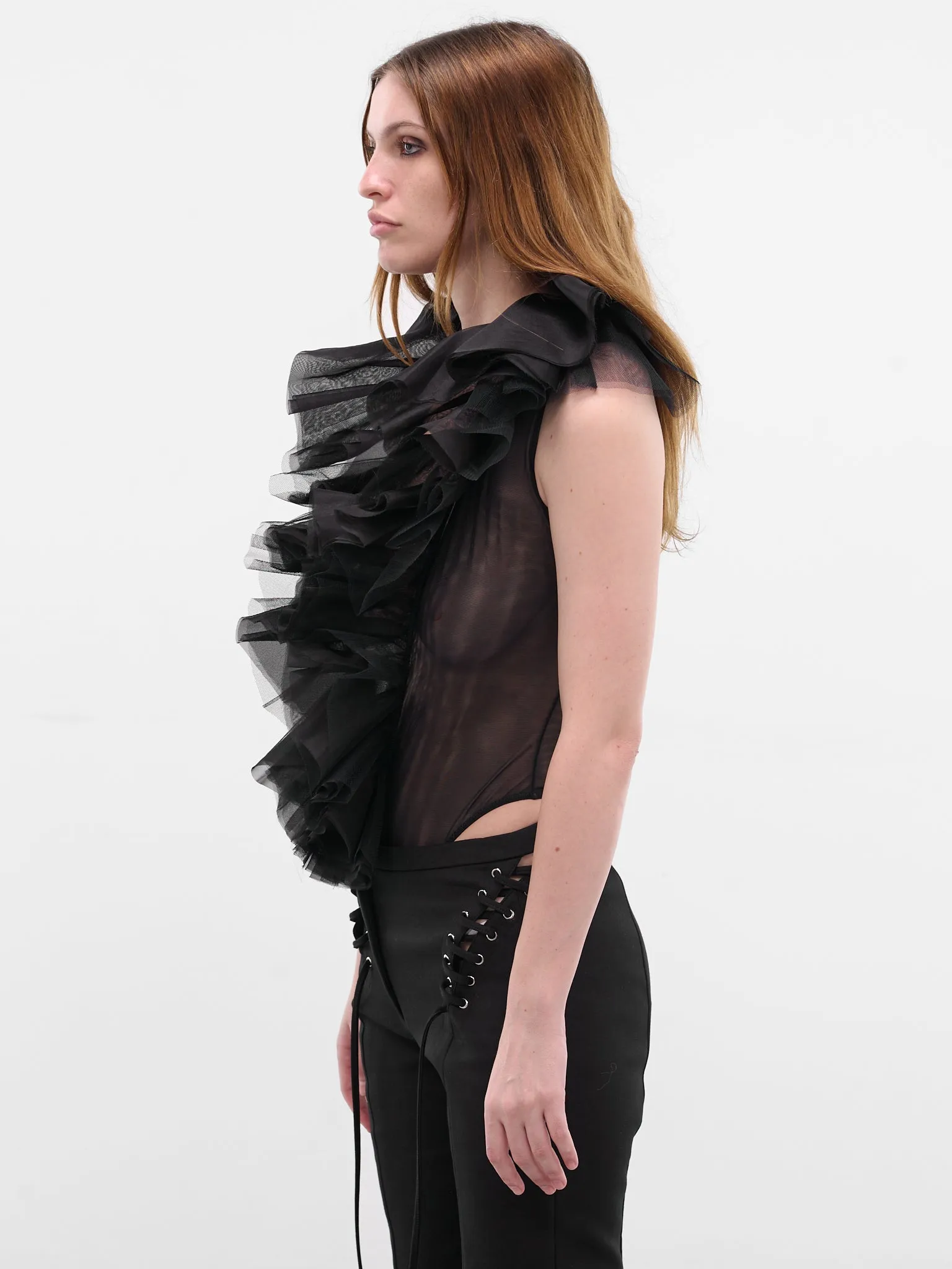 Black Earthly Desire Bodysuit (EARTHLY-DESIRE-BODYSUIT-BLACK) sold by lorenzo product image thumbnail 2