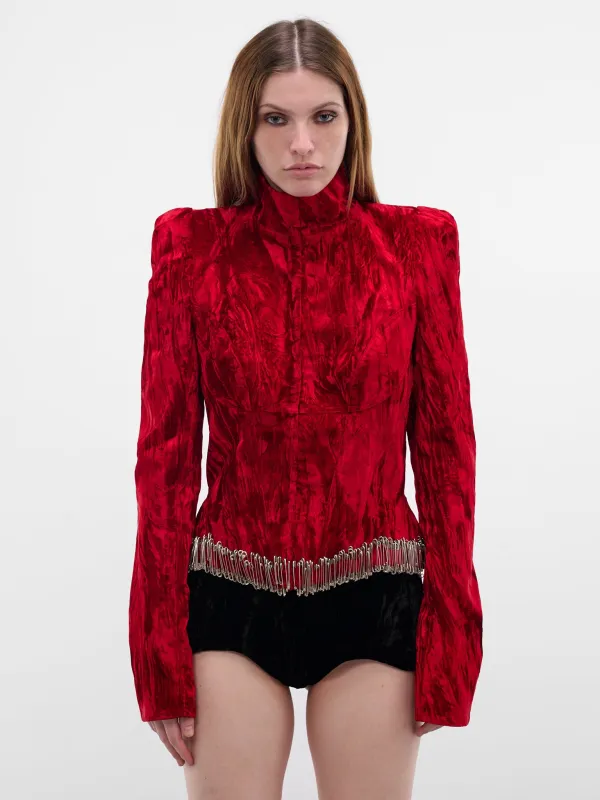 Red Theater Of Life Jacket (THEATRE-OF-LIFE-JACKET-RED) sold by lorenzo