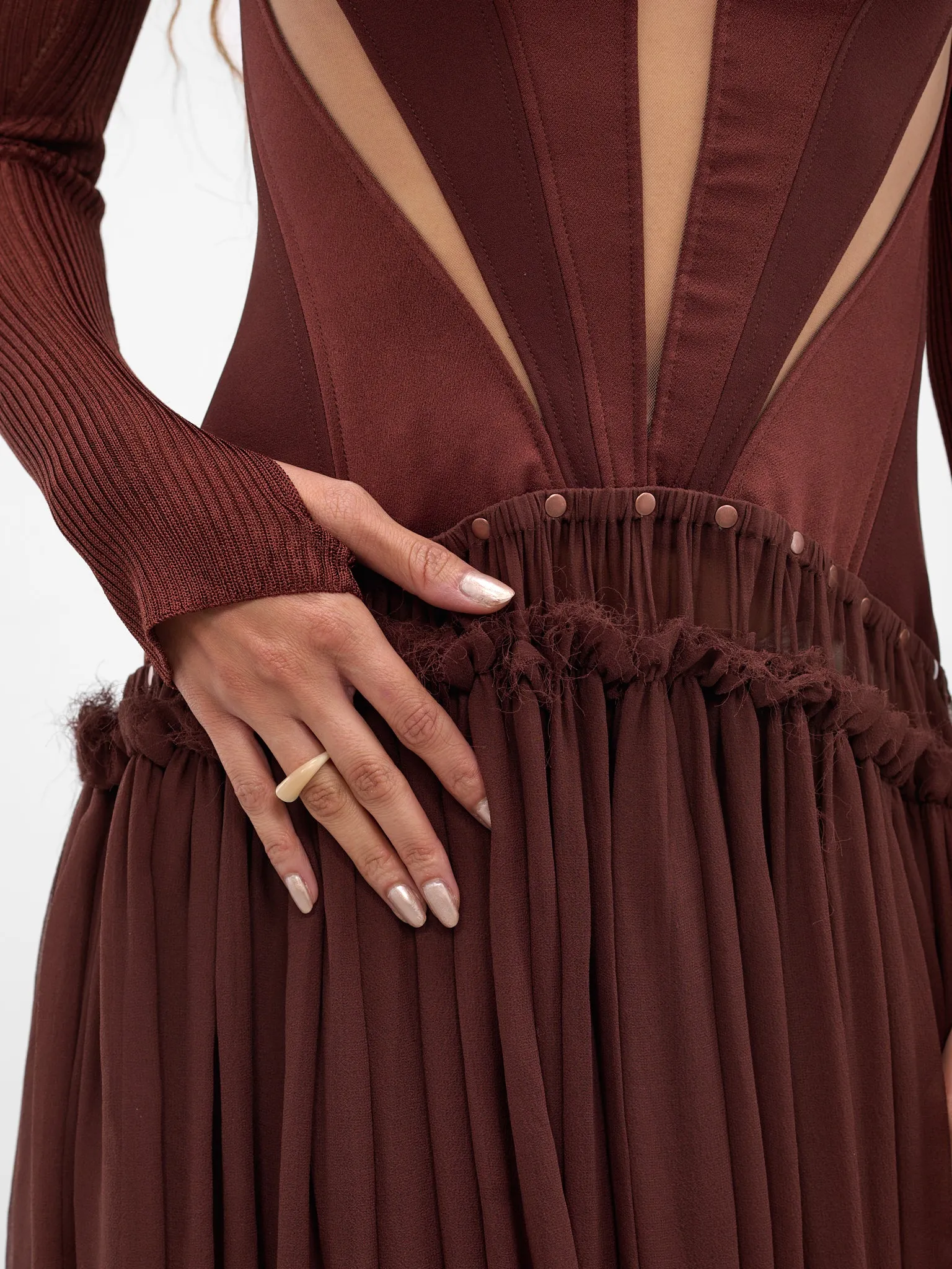 Hazel Wisdom Silver Ring (JR03H1YE450-LIGHT-HAZEL) sold by lorenzo product image thumbnail 2