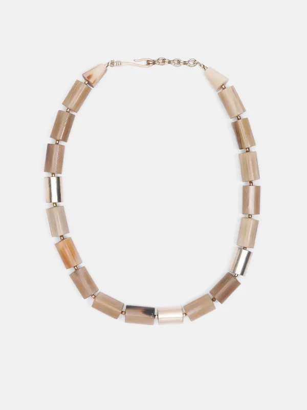 Hazel Oracle Silver Necklace (JN01H1YE450-LIGHT-HAZEL) sold by lorenzo