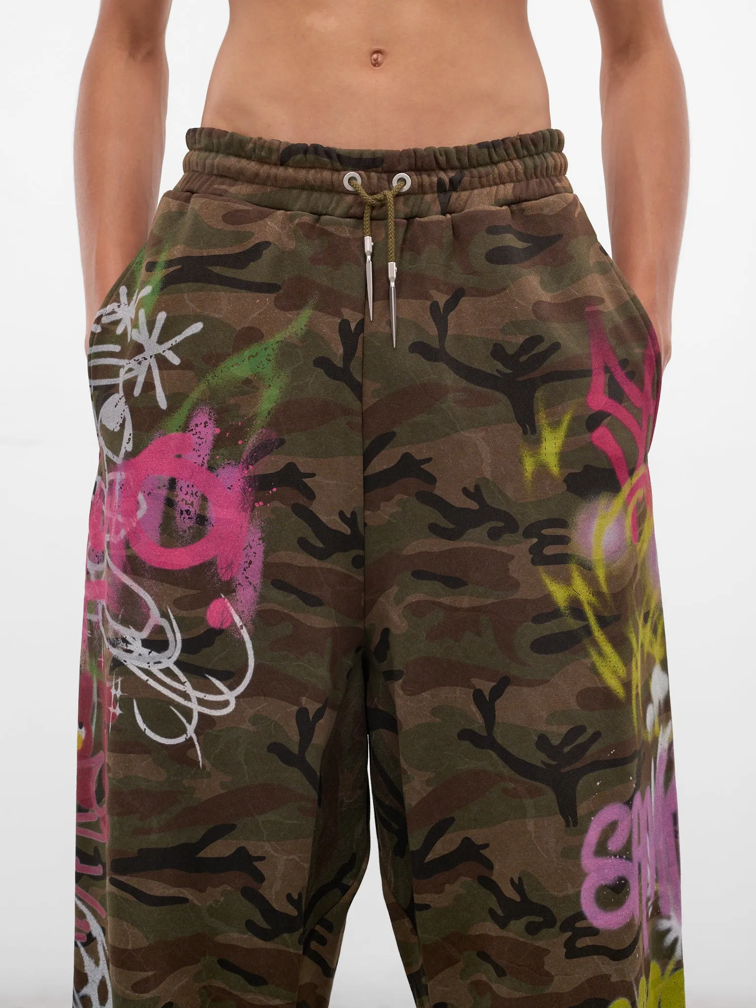 Camo Graffiti Graphics Sweatpants (BUPA0101-CAMOUFLAGE) sold by lorenzo product image thumbnail 4