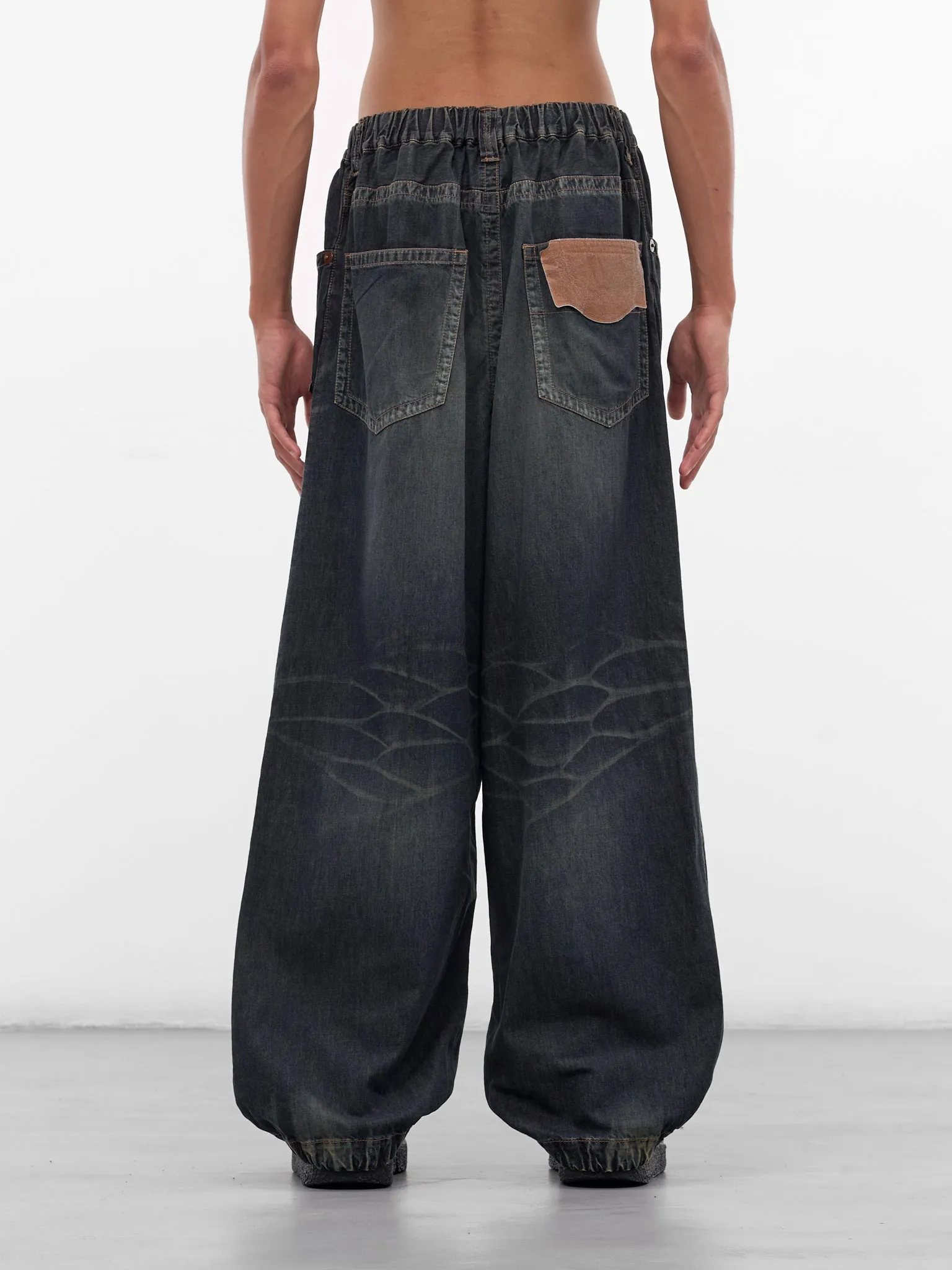 Indigo Baggy Denim Jeans (J15PT123-INDIGO) sold by lorenzo product image thumbnail 3
