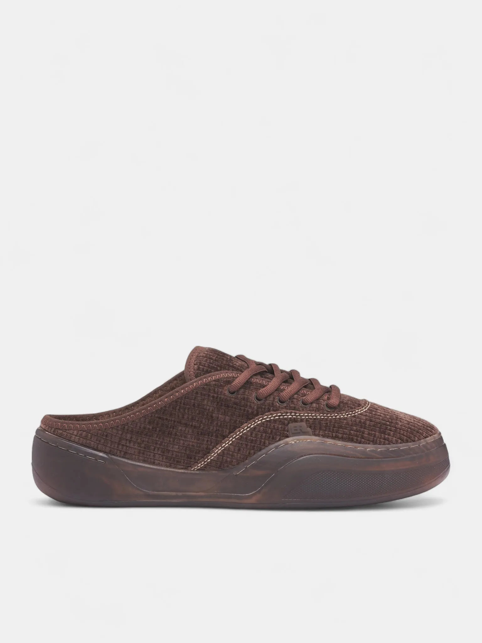 Brown Corduroy Skater Camino Sneakers (ERL11SH07-MUD) sold by lorenzo