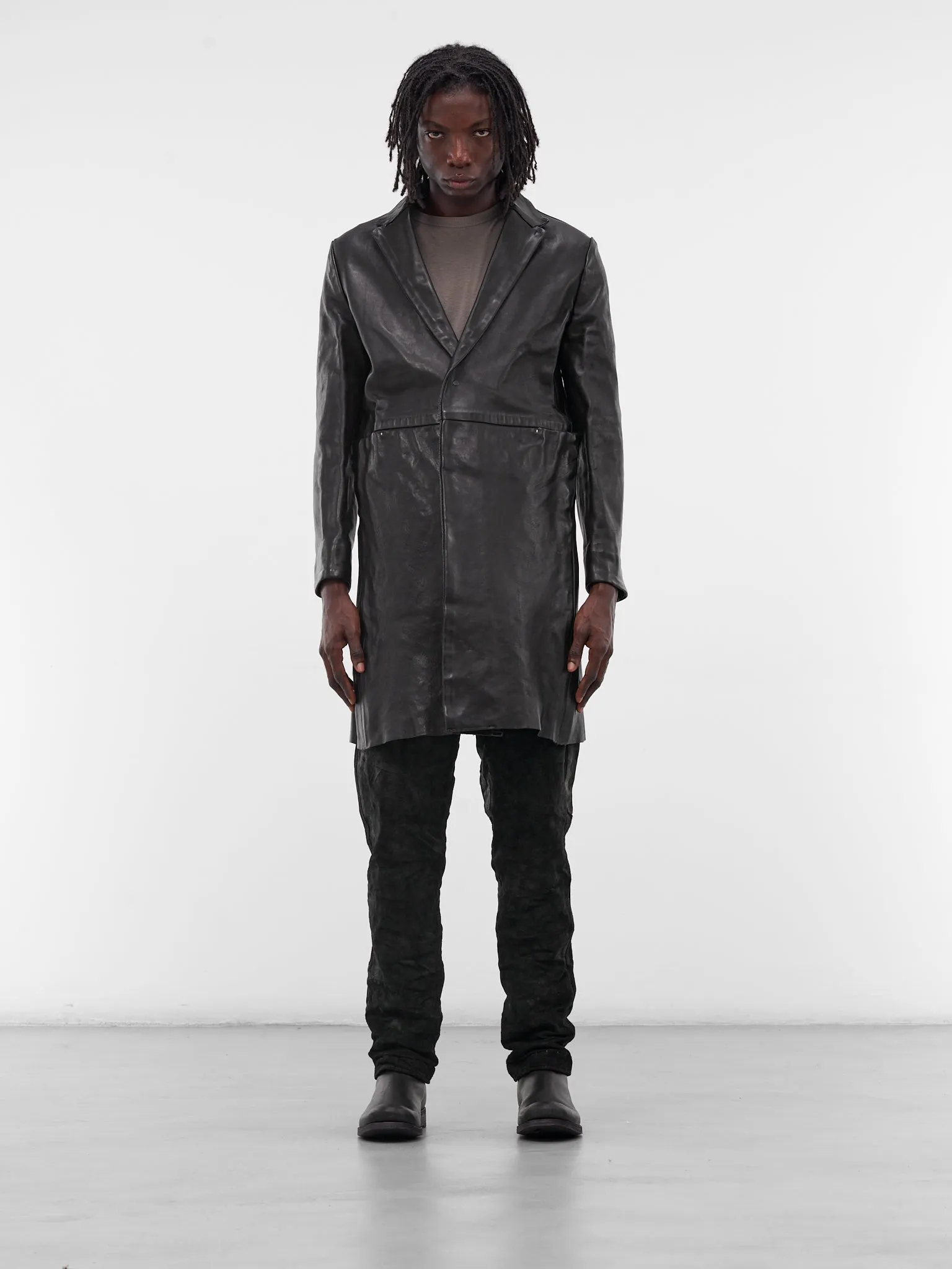 Black Horse Leather Short Coat (GT2-BLACK) sold by lorenzo
