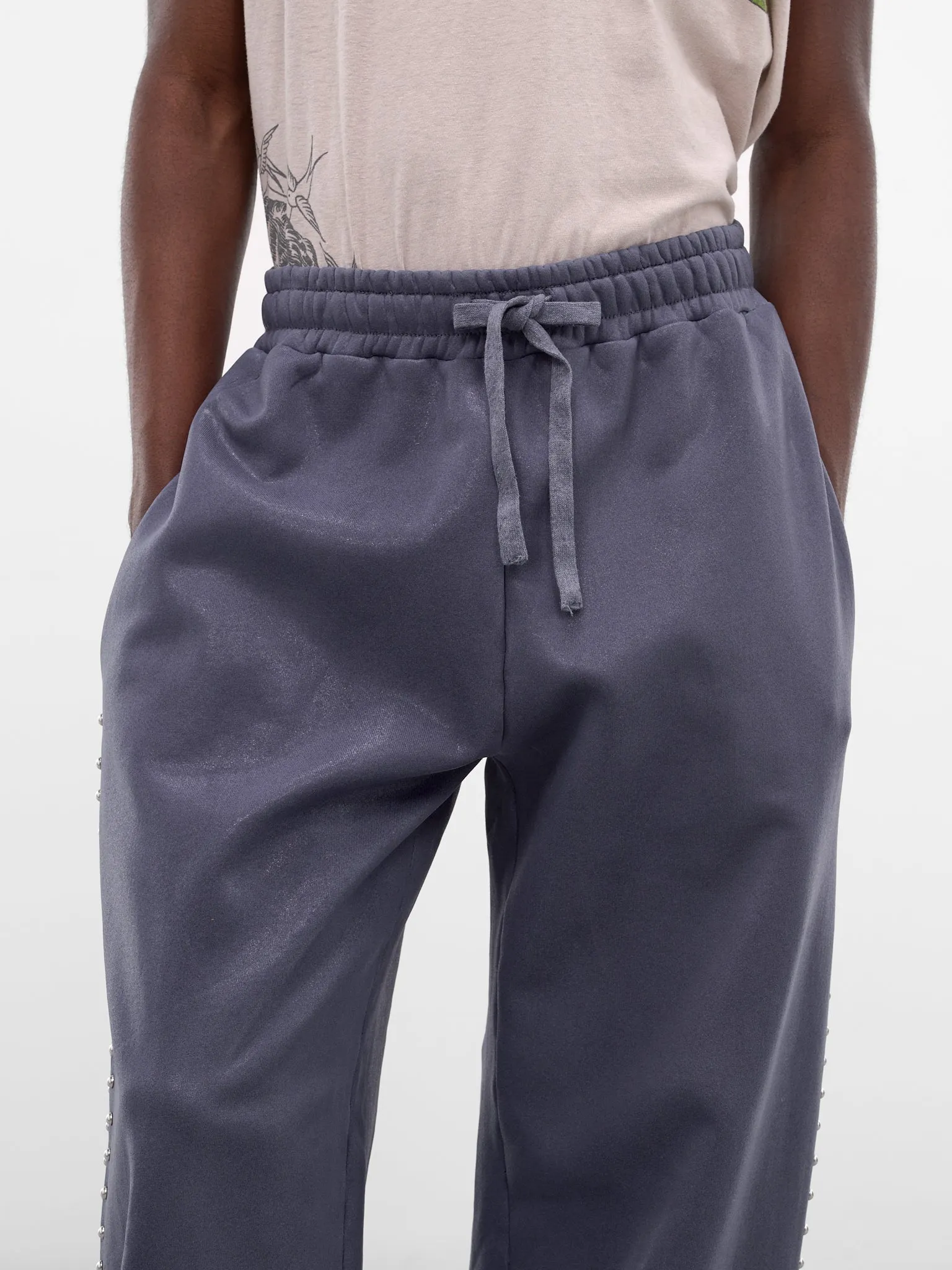 Blue Bullet Jersey Relaxed Sweatpants (BULLET-SWETPANTS-BLUE) sold by lorenzo product image thumbnail 4