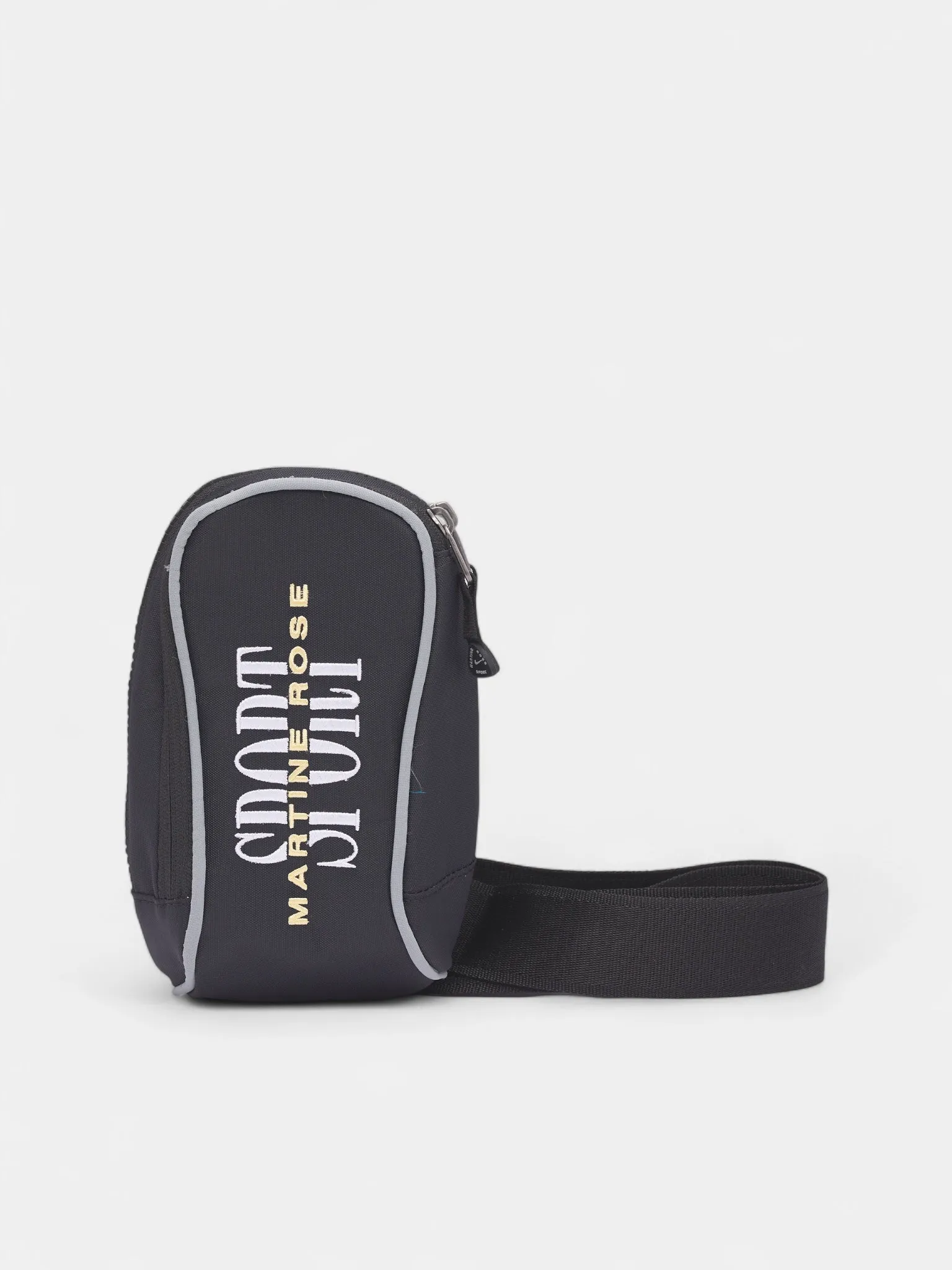 Martine Rose x Nike Black Crossbody Bag (HV6891-010-BLACK-GREY-GOLD) sold by lorenzo