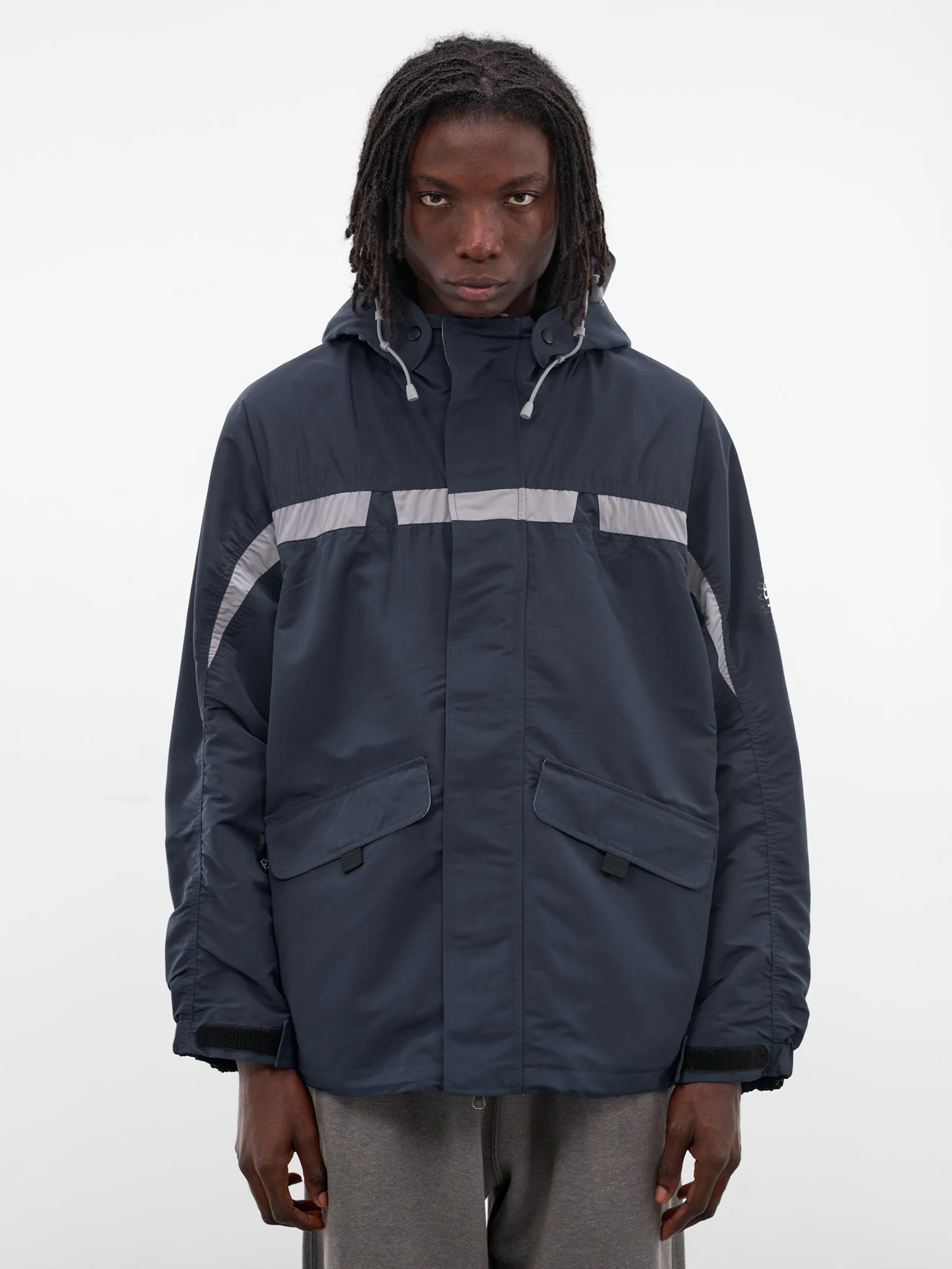 Martine Rose x Nike Parka Jacket (HM9035-478-ARMORY-NAVY-GREY) sold by lorenzo