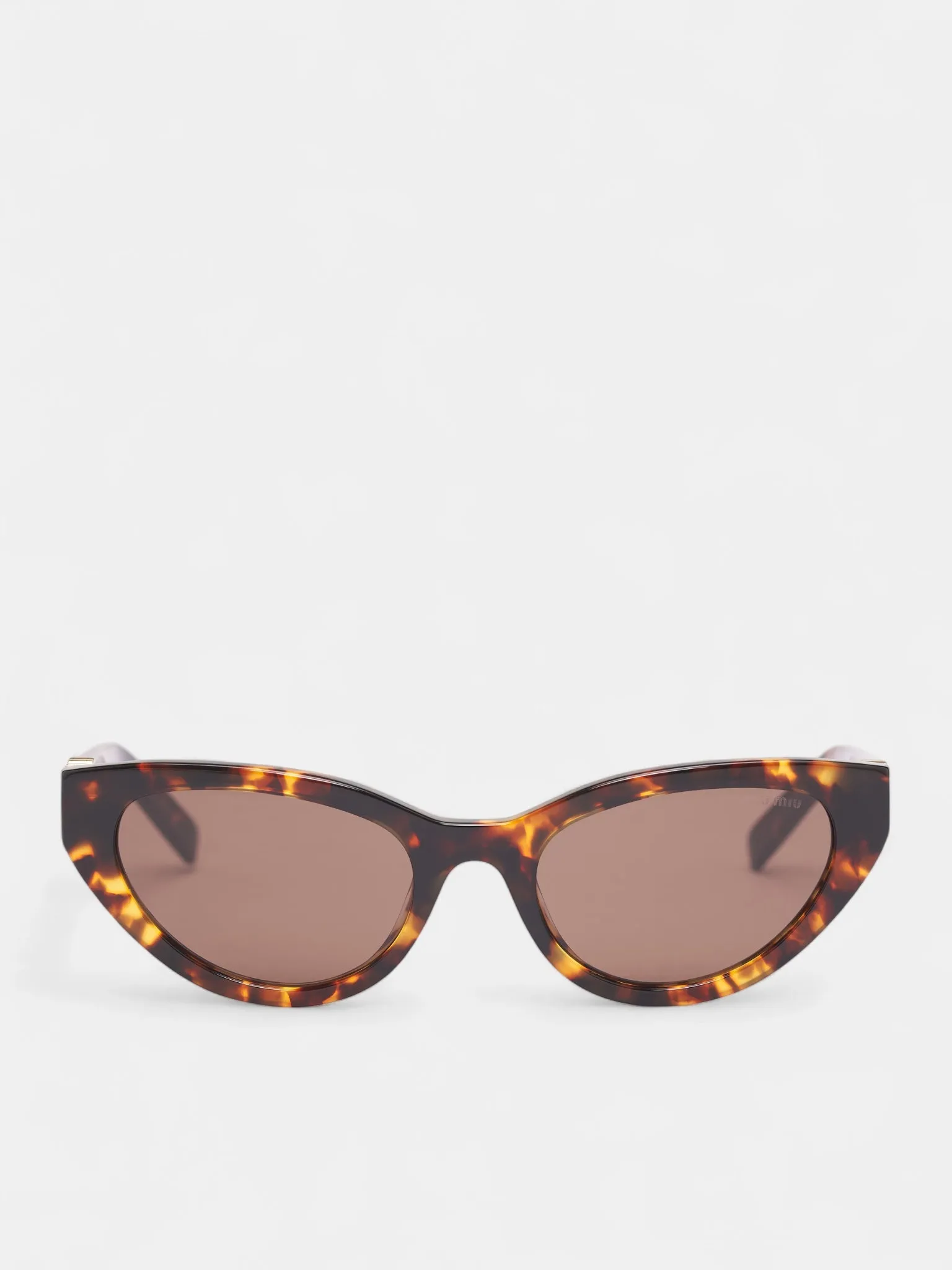 Brown Tortoiseshell Cat-Eye Sunglasses (0MUA04S-14L60M54-DARK-BROWN) sold by lorenzo