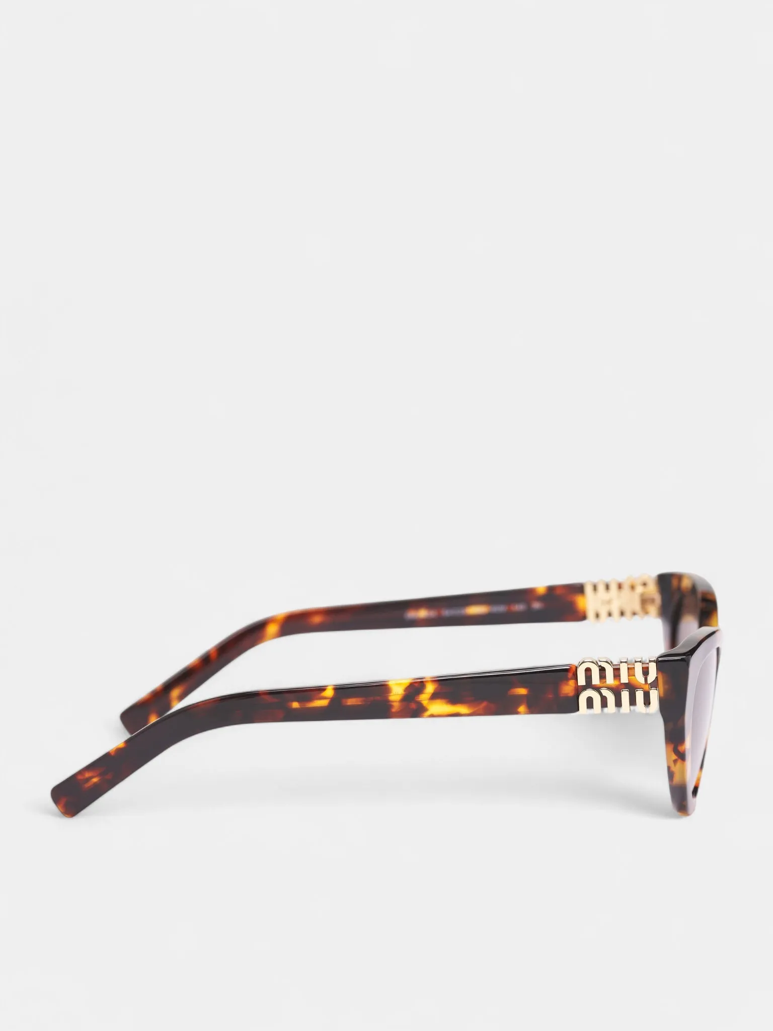 Brown Tortoiseshell Cat-Eye Sunglasses (0MUA04S-14L60M54-DARK-BROWN) sold by lorenzo product image thumbnail 2