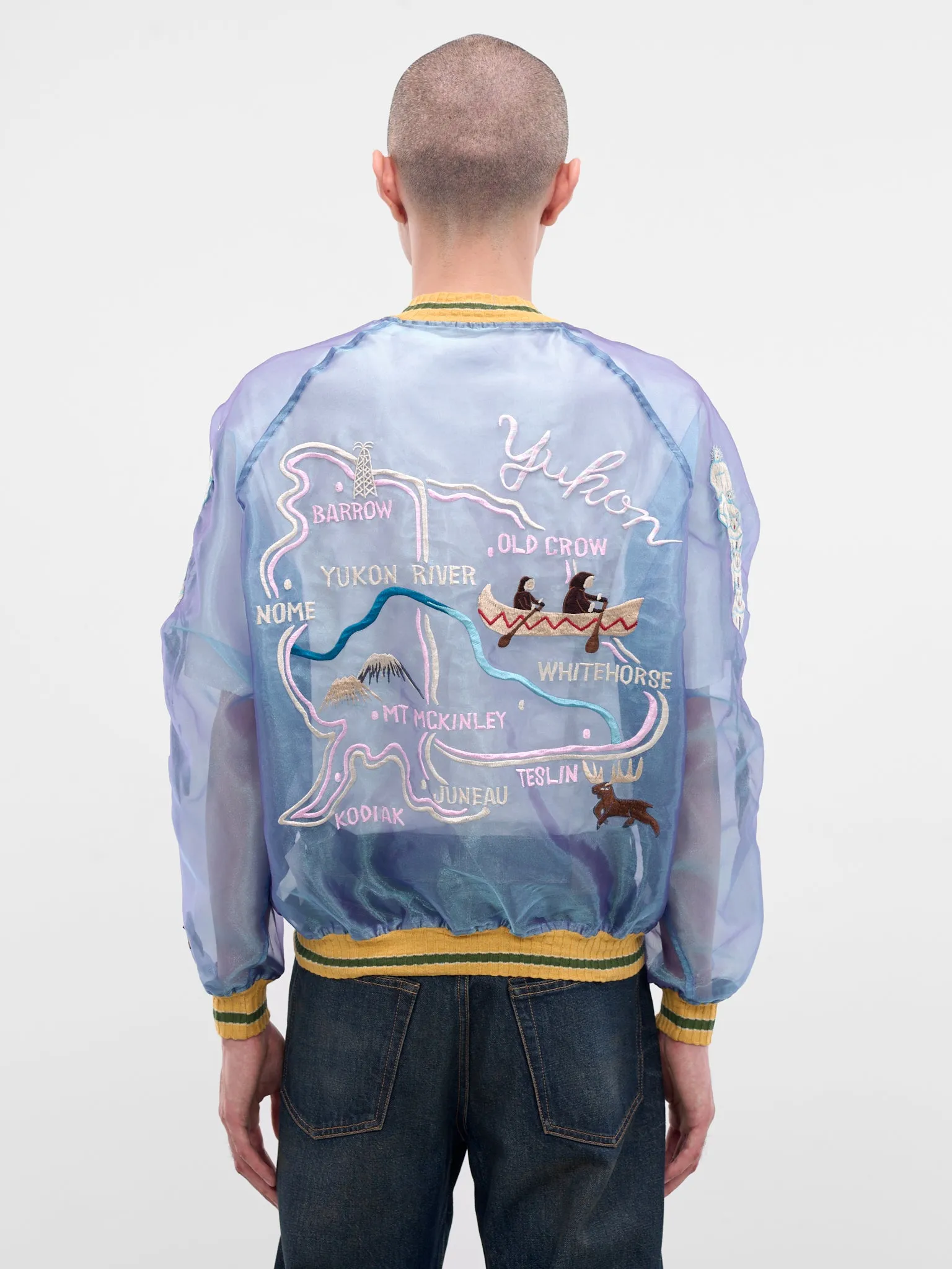 Sheer Yukon River Souvenir Jacket (K2509LJ075-LIGHT-BLUE) sold by lorenzo product image thumbnail 3