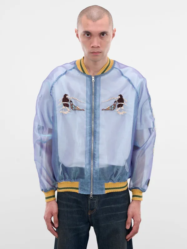 Sheer Yukon River Souvenir Jacket (K2509LJ075-LIGHT-BLUE) sold by lorenzo