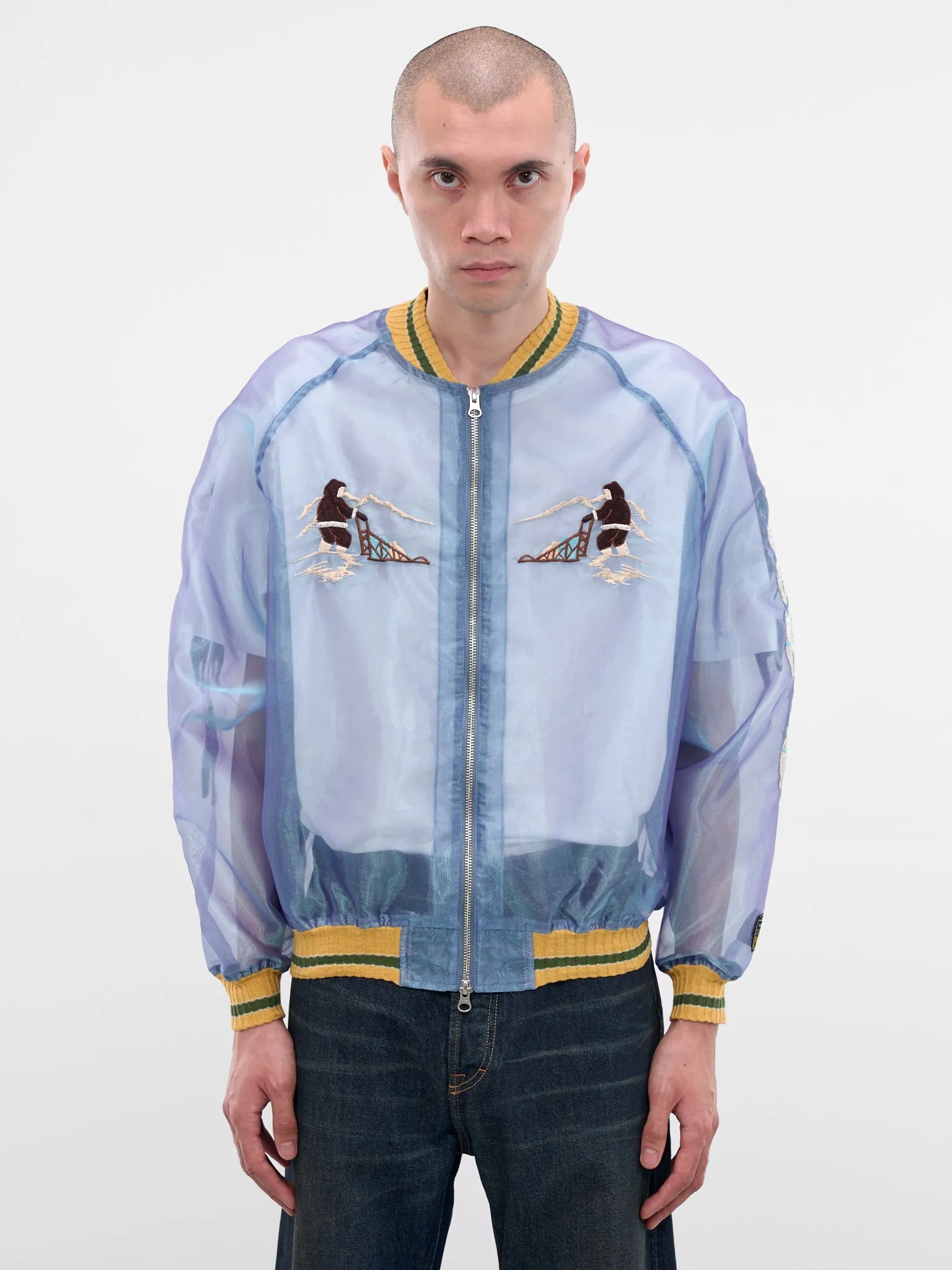 Sheer Yukon River Souvenir Jacket (K2509LJ075-LIGHT-BLUE) sold by lorenzo