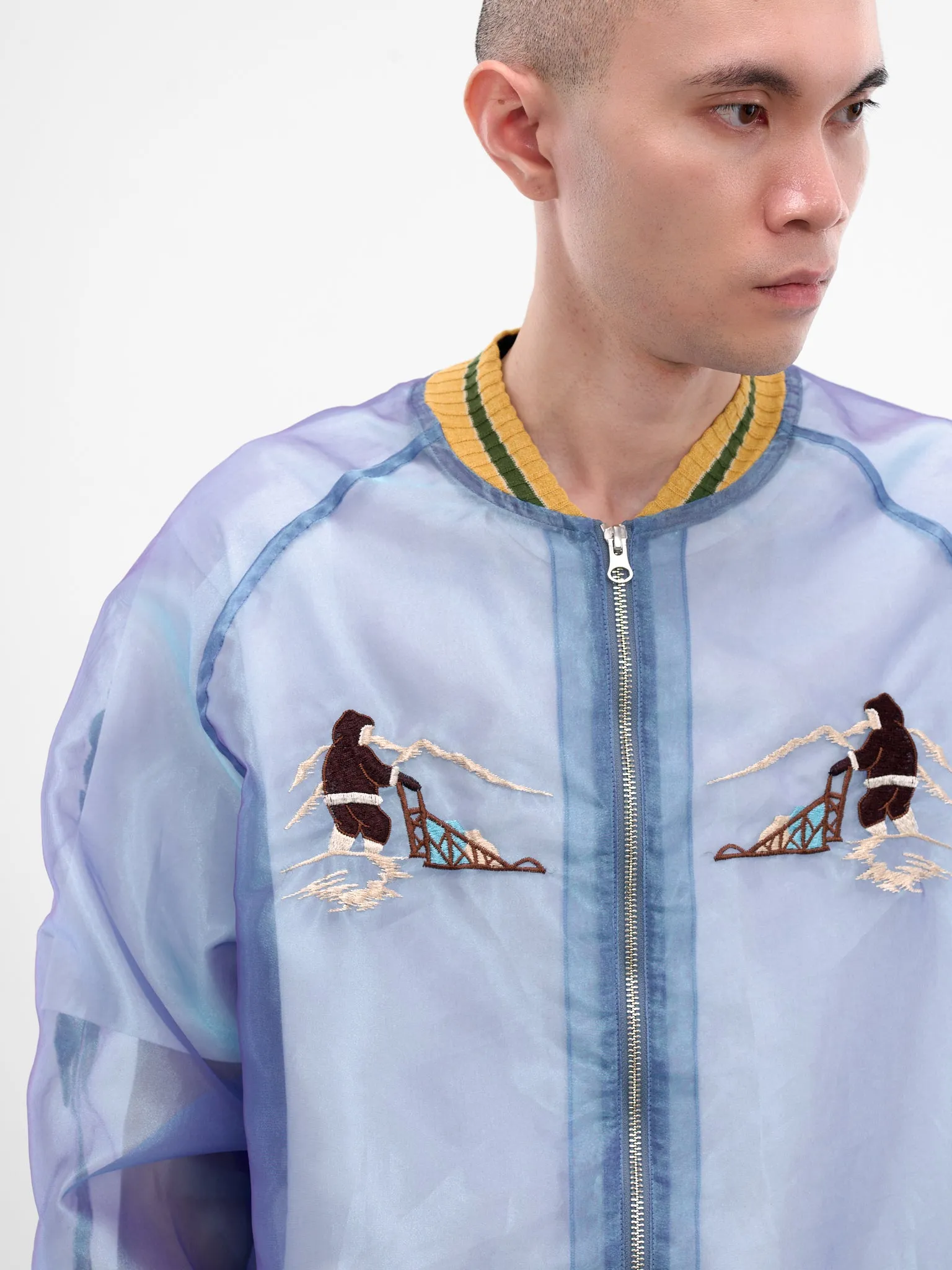 Sheer Yukon River Souvenir Jacket (K2509LJ075-LIGHT-BLUE) sold by lorenzo product image thumbnail 4