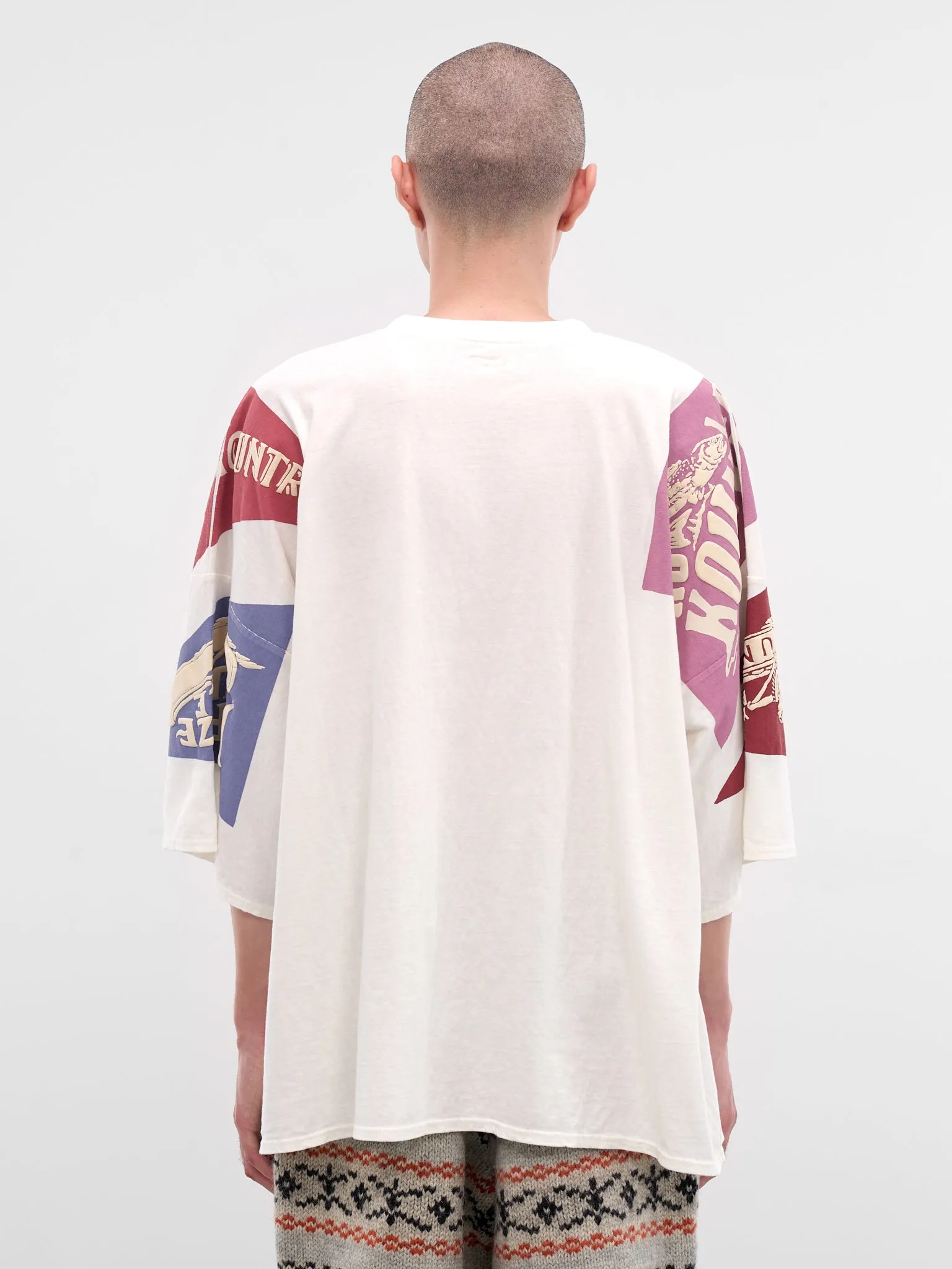 Yukon River Print Oversized Tee (K2508SC010-PURPLE) sold by lorenzo product image thumbnail 3