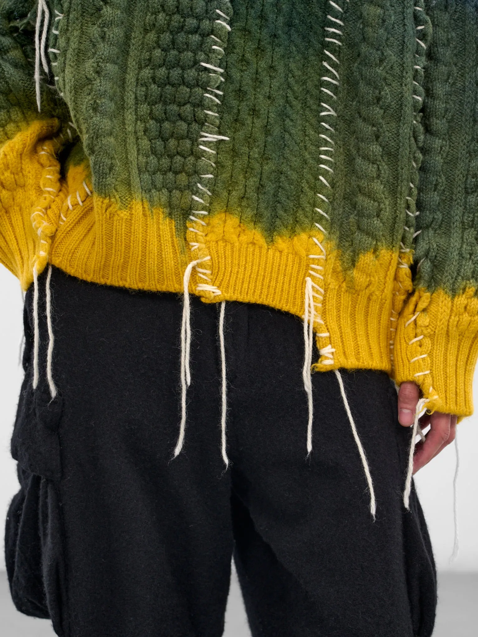 Deconstructed Gradient Knit Sweater (DC-NS-KN-09-MORNING) sold by lorenzo product image thumbnail 5