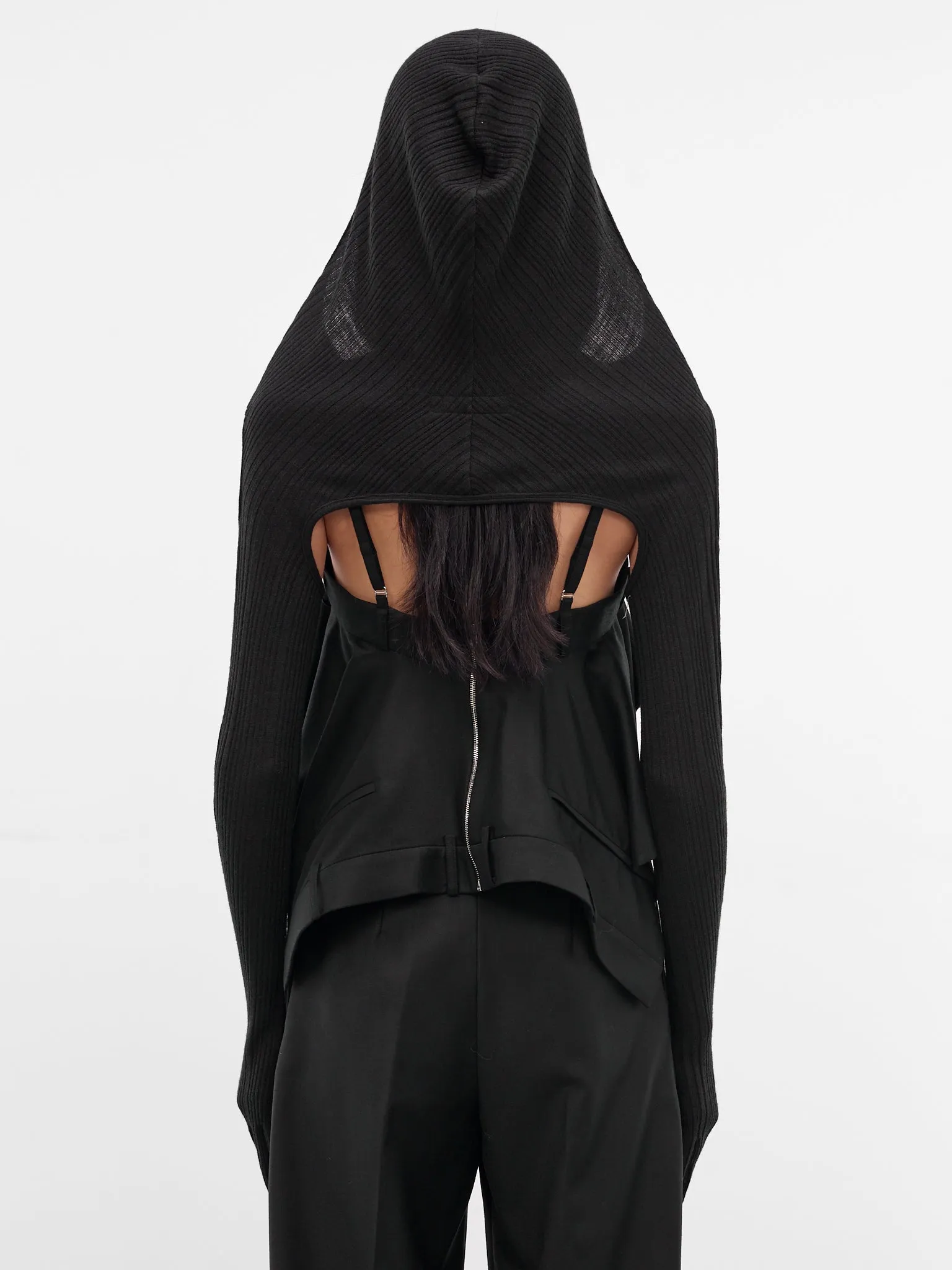 Black Gloved Bolero Jacket (JS05-BLACK) sold by lorenzo product image thumbnail 3