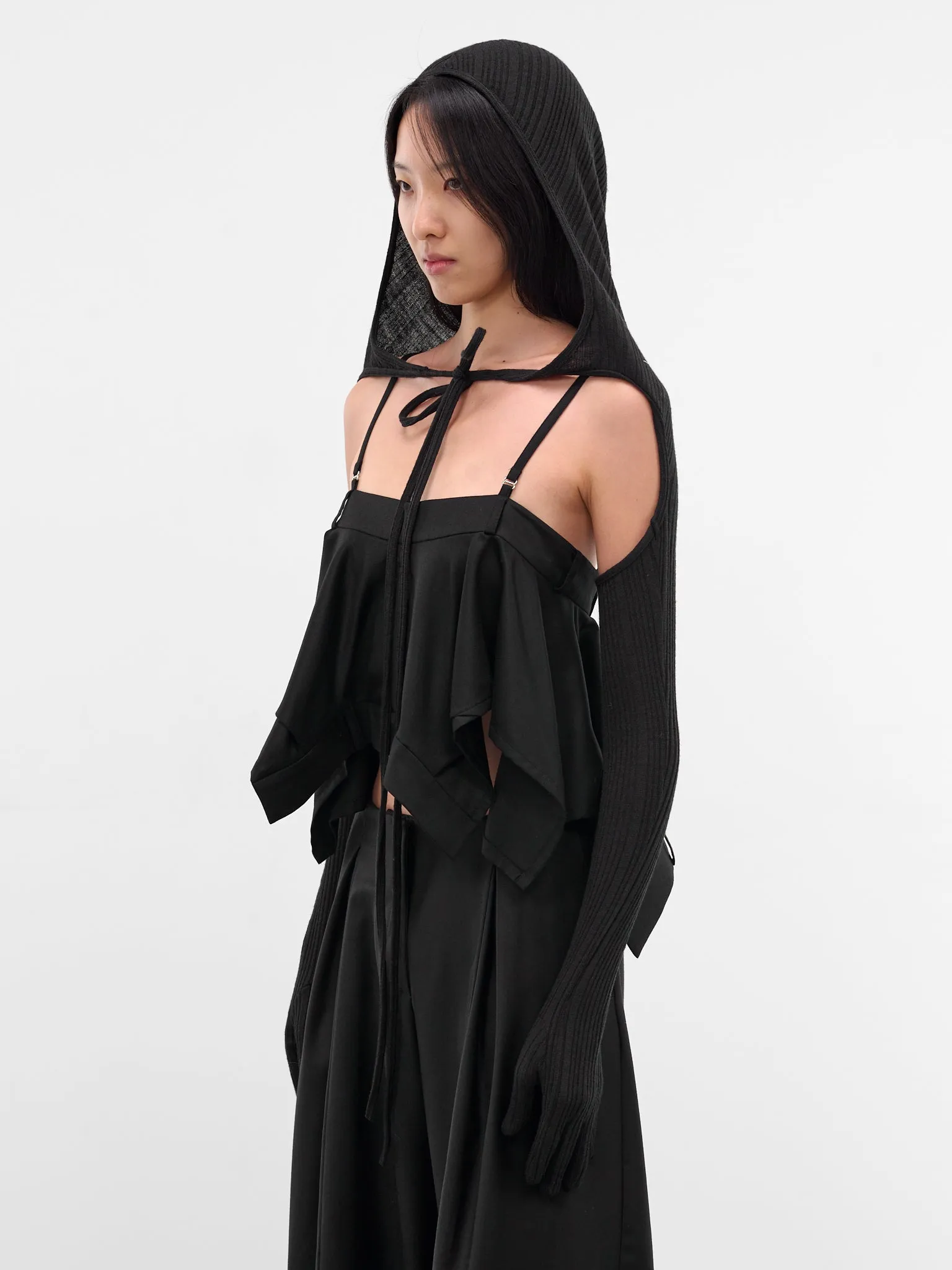 Black Gloved Bolero Jacket (JS05-BLACK) sold by lorenzo product image thumbnail 2