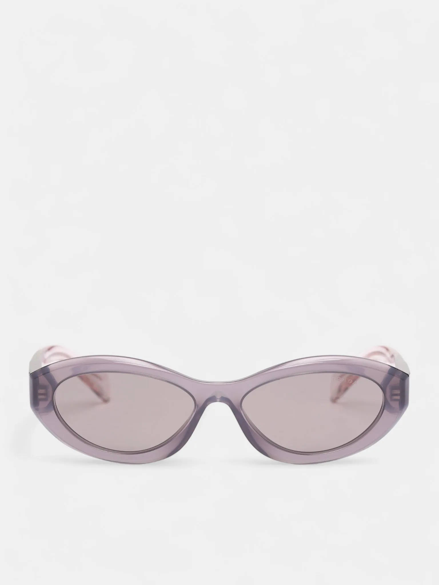 Gray Gradient 26ZS Oval Sunglasses (0PR-26ZS-17K08Z-TALC-DARK-GREY) sold by lorenzo