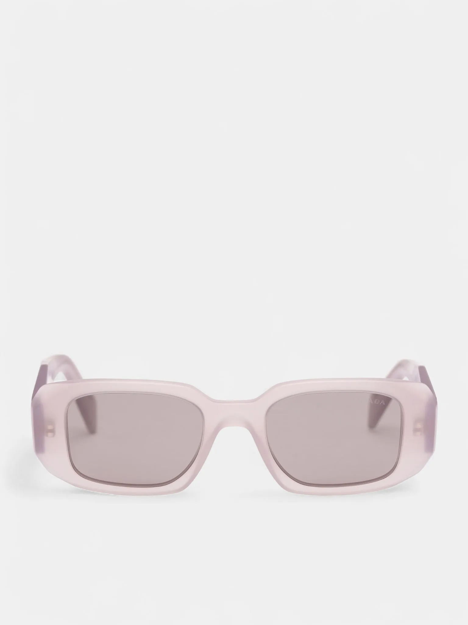 Transparent Brown 17WS Rectangle Sunglasses (0PR-17WS-TORTOISE-DARK-GREY) sold by lorenzo