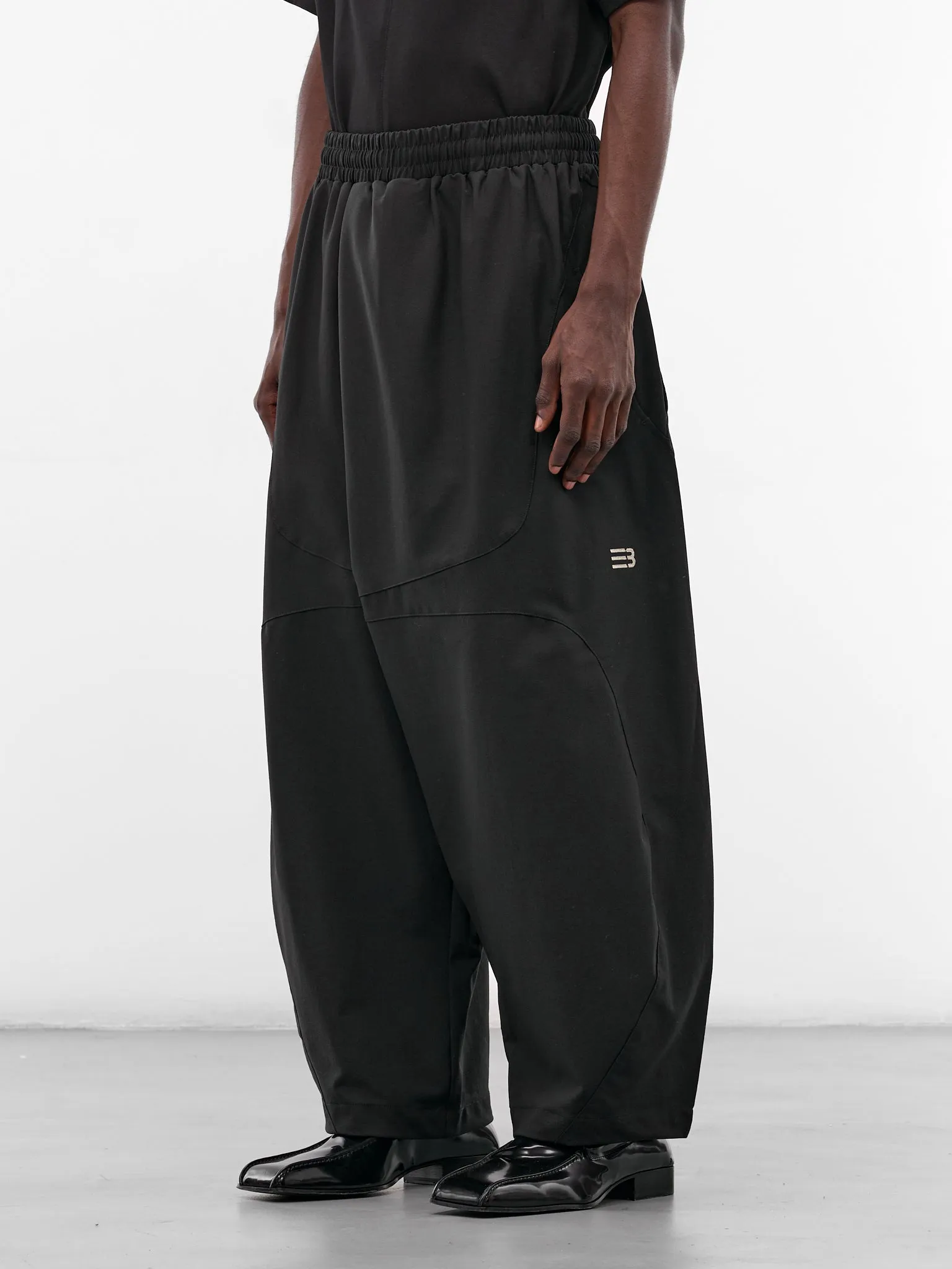 Nomad Black Nylon Baggy Pants (PT-00-EB-EUPHORIC-BLACK) sold by lorenzo product image thumbnail 2