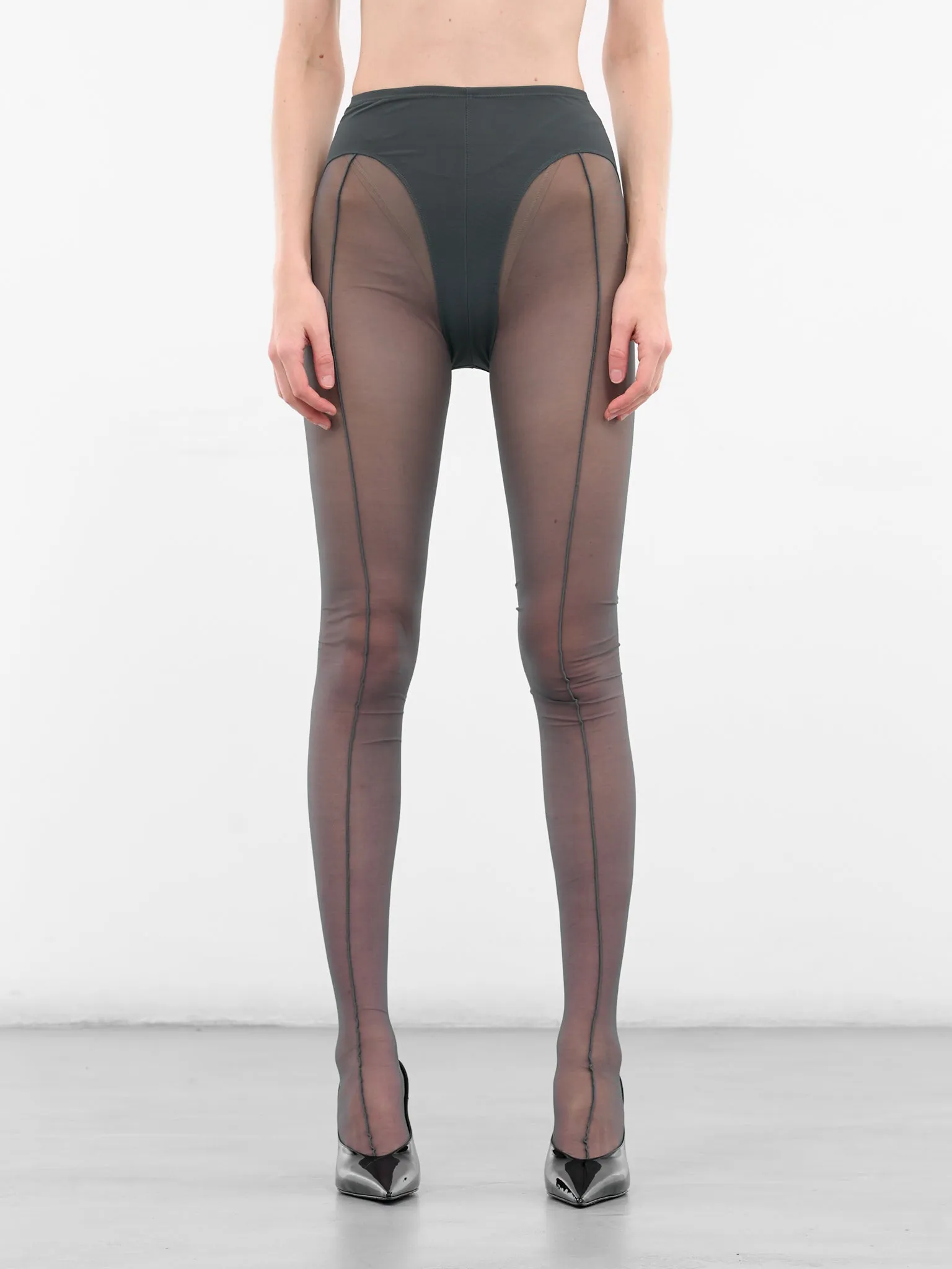 Gray Re-Edit Pantyhouse Tights (COM10HO0001572-SLATE-GREY) sold by lorenzo