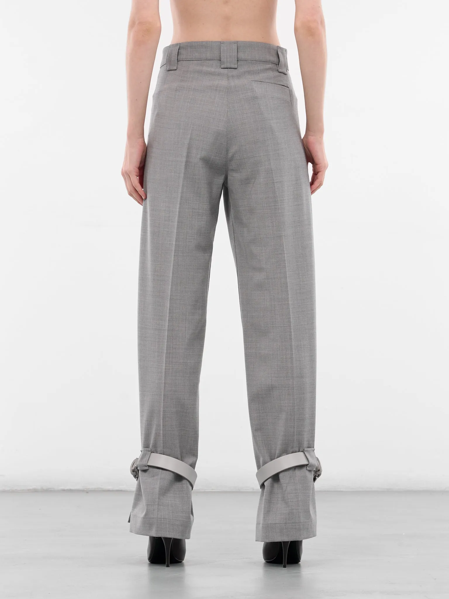 Gray Wool Dermott Tailored Trousers (MC-DERMOTT-LIGHT-GREY) sold by lorenzo product image thumbnail 3