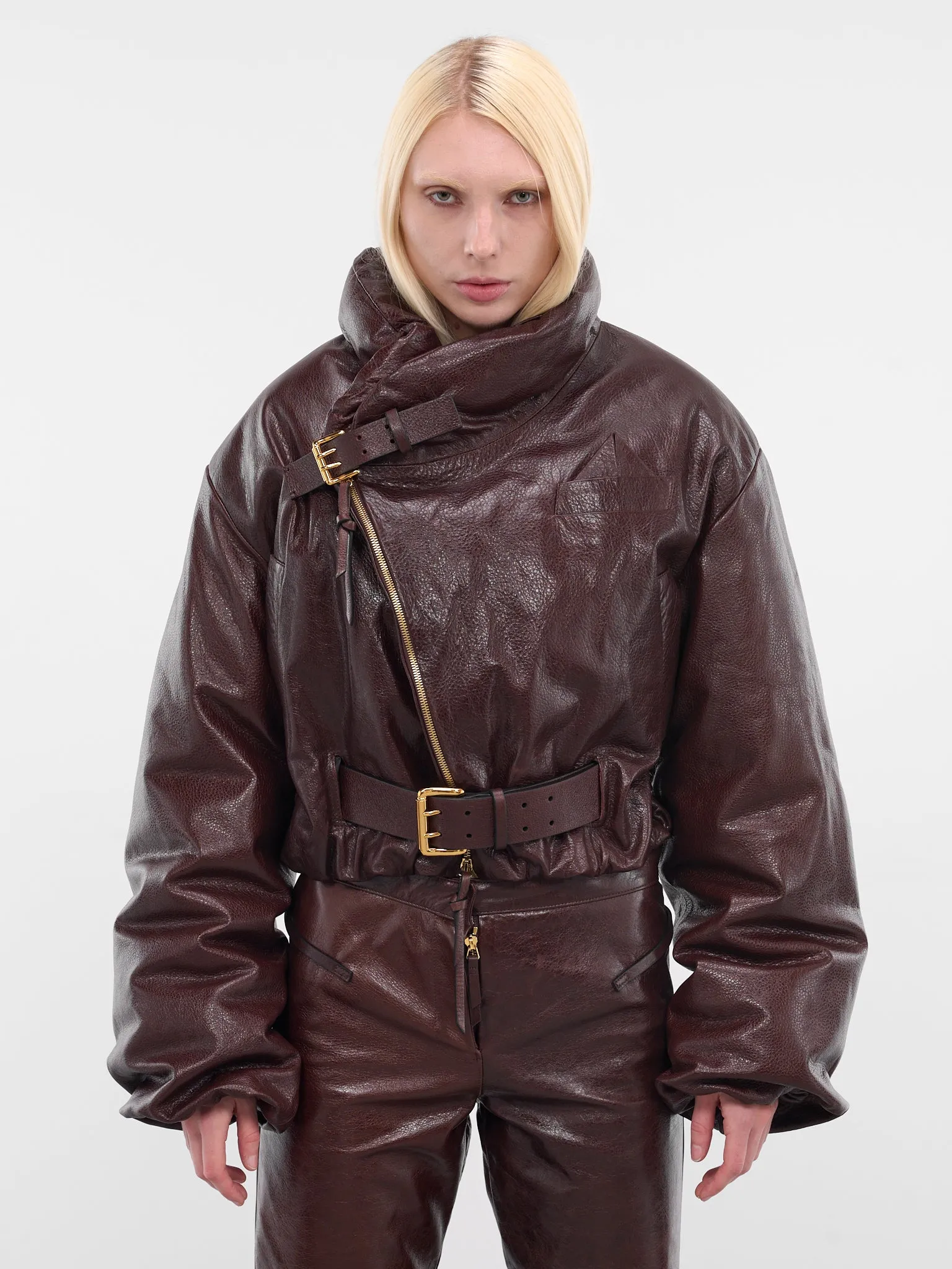 Brown Leather Christie Bomber Jacket (CHRISTIE-BOMBER-2-TOFEE) sold by lorenzo