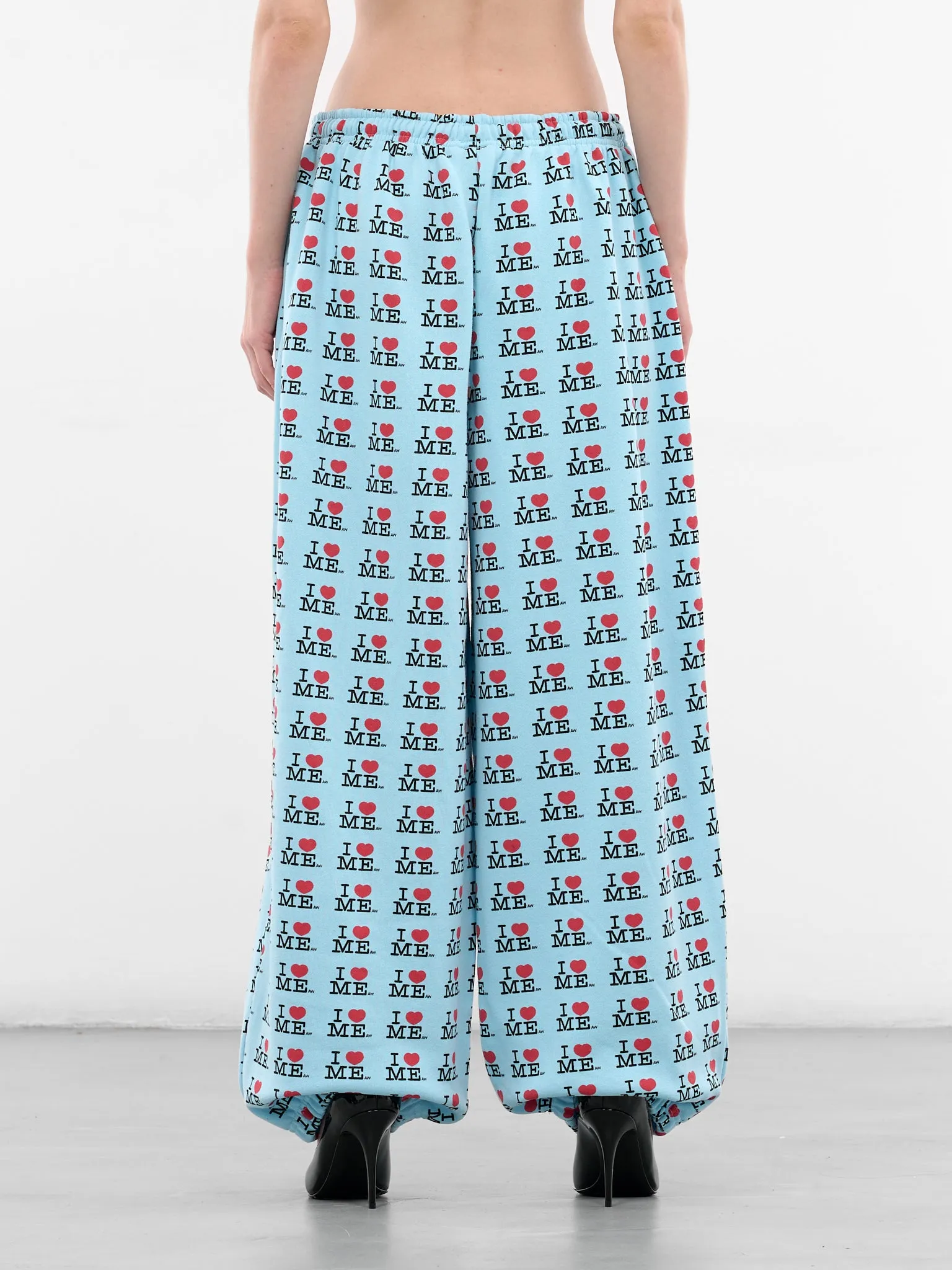 'I Heart Me' Baggy Sweatpants (122-I-HEART-ME-BLUE) sold by lorenzo product image thumbnail 3
