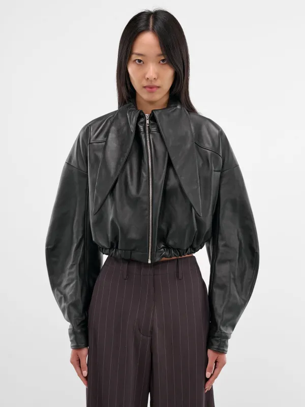 Black Lamb Leather Irkin Jacket (JAC3-IRKIN-BLACK) sold by lorenzo