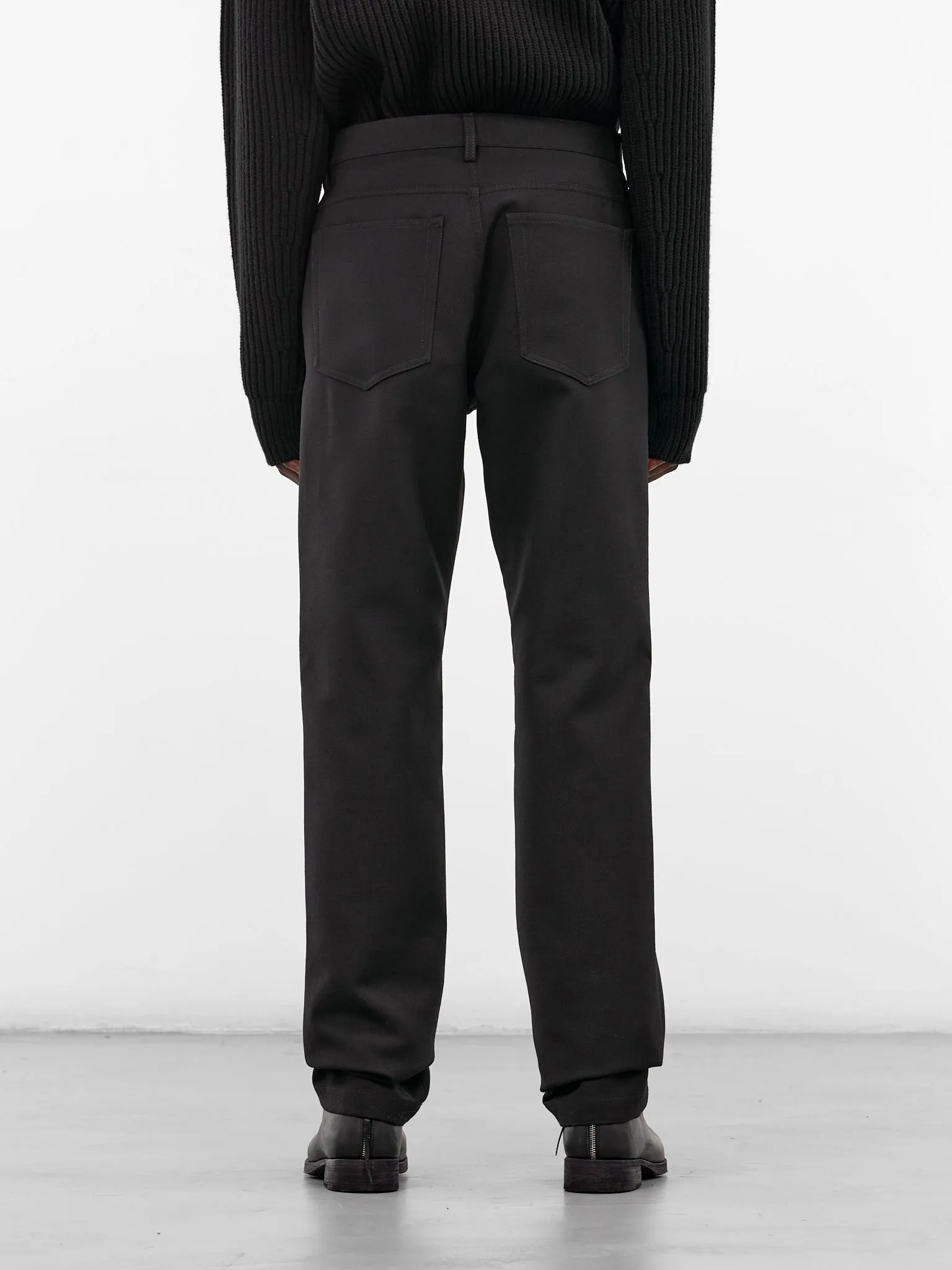 Black Zip Drop Crotch Trousers (J21KA0296-J40289-001-BLACK) sold by lorenzo product image thumbnail 3