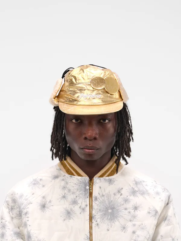 Gold Faux Paper Aviator Cap (AC-SV-NGA-1002-GOLD) sold by lorenzo