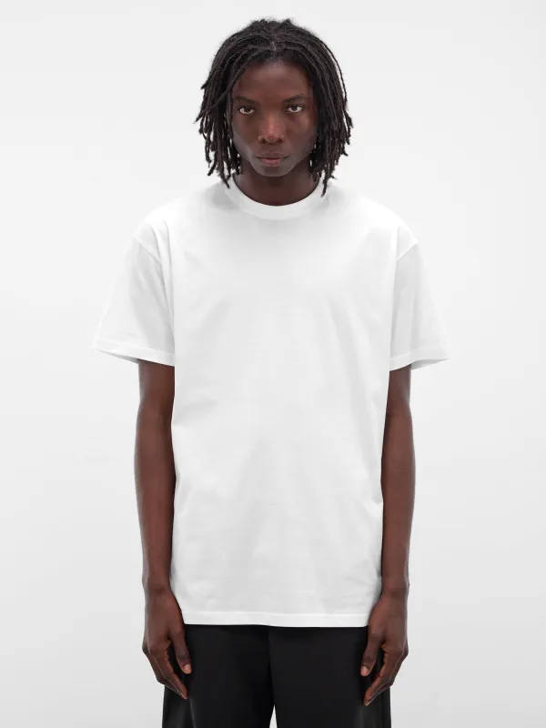 White Cotton Jersey Tee (T001-C001-WHITE) sold by lorenzo