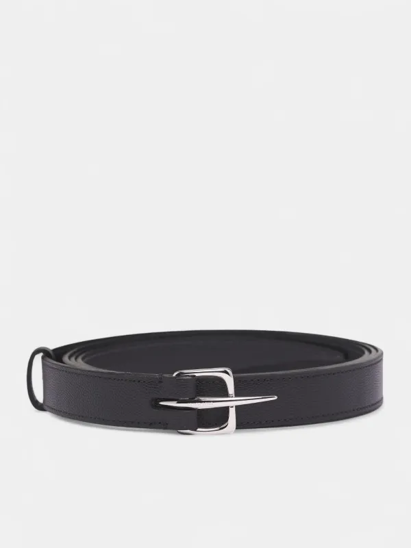 Black Leather Bimorphic Claw Belt (A1001-SILVER-BLACK) sold by lorenzo