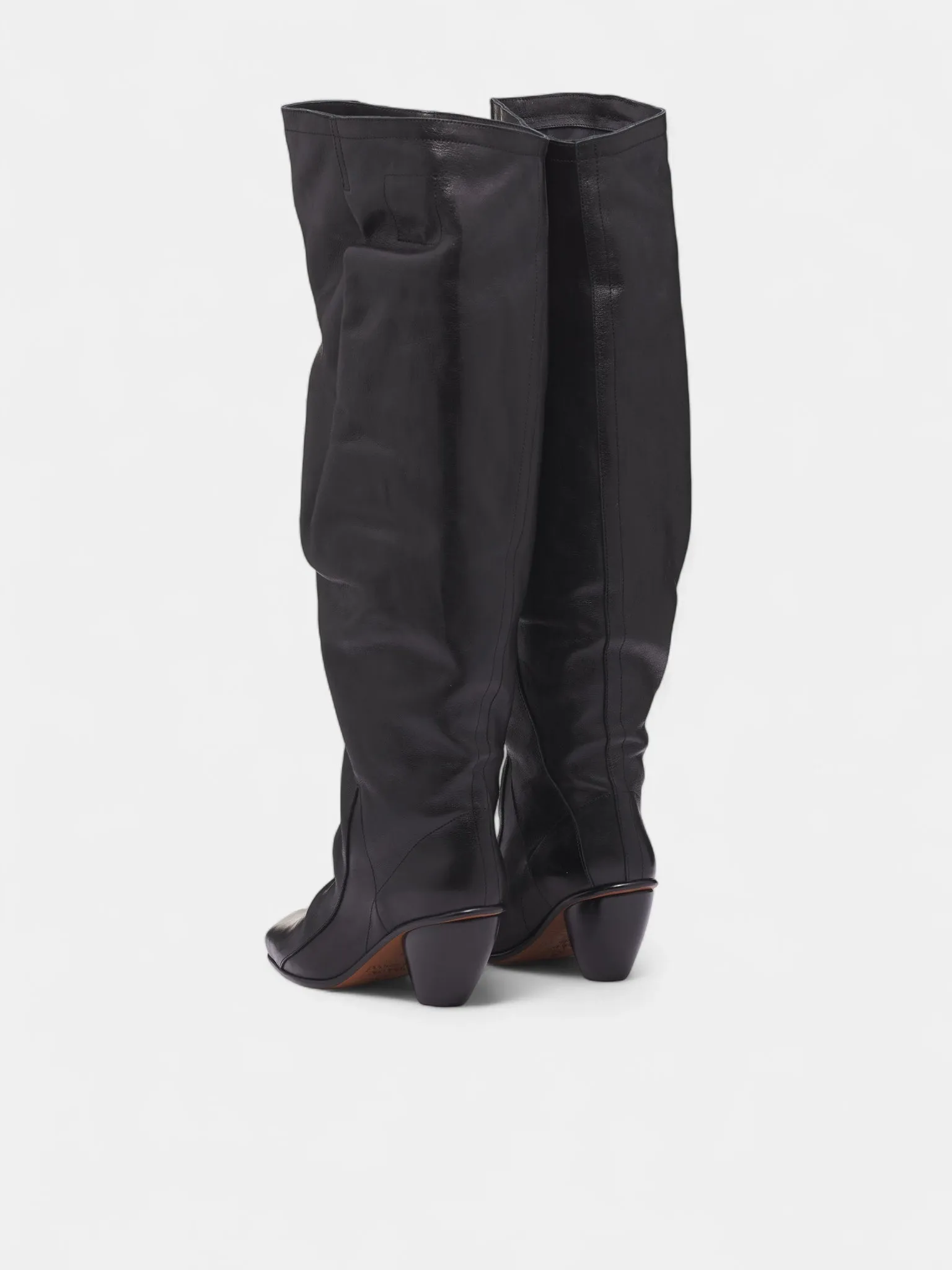 Black Leather River Boot (71020041W-L00CJ-N401-BLACK) sold by lorenzo product image thumbnail 5