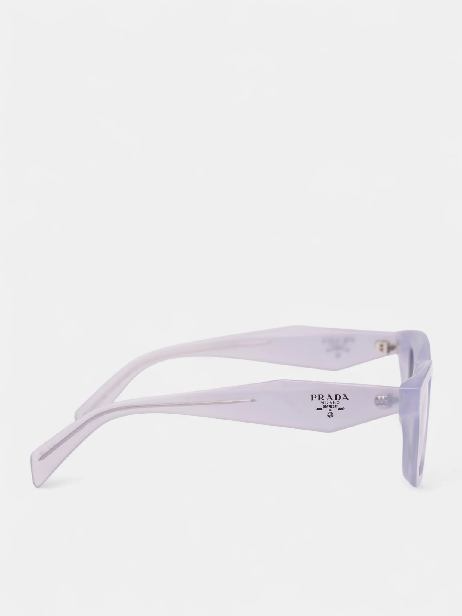 Gray Translucent C06SF Rectangular Sunglasses (0PR-C06SF-FROSTED-ICE-DARK-GRE) sold by lorenzo product image thumbnail 2