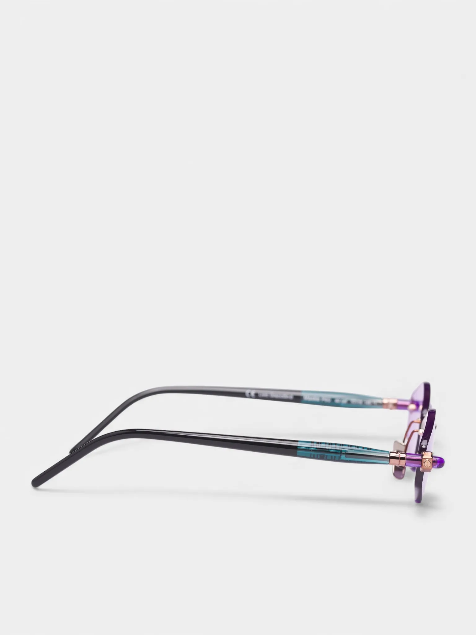 P60 Geometric Rimless Sunglasses (KRSP60BZGB00004L-LILAC) sold by lorenzo product image thumbnail 2
