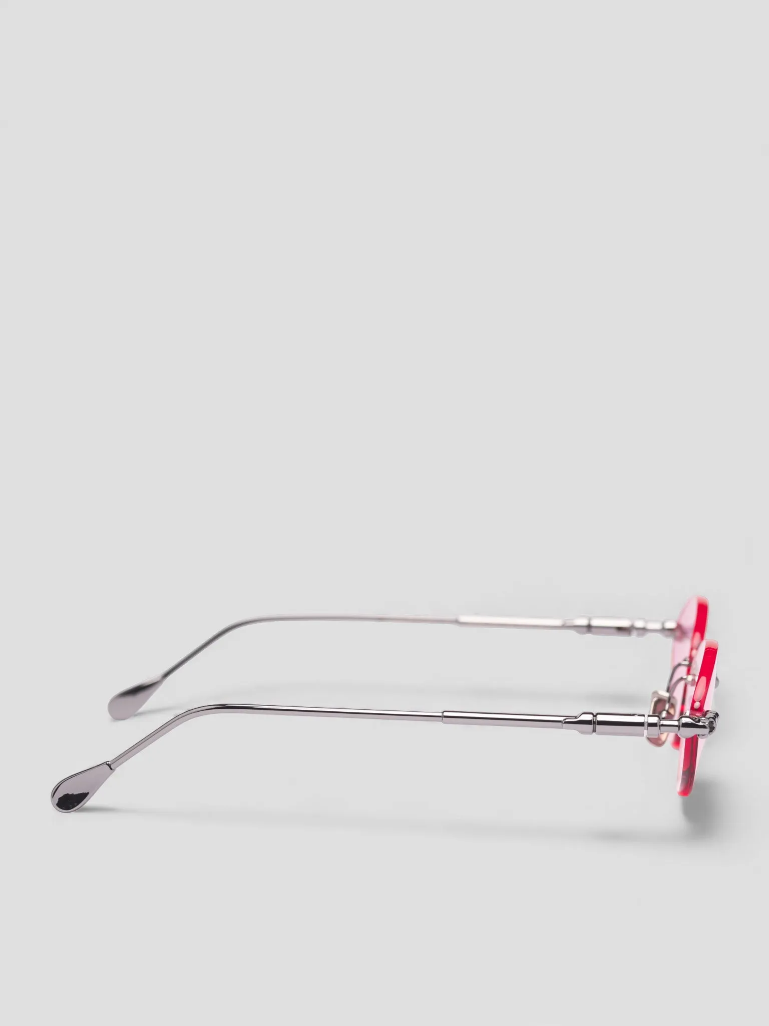 Metal Oval Rimless Pink Sunglasses (KRSH65GM0000004P-PINK) sold by lorenzo product image thumbnail 2