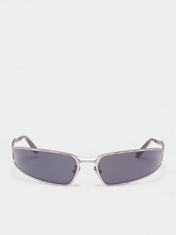 H34 Angular Shield Organic Sunglasses (KRSH34SM000000GT-GREY) sold by lorenzo