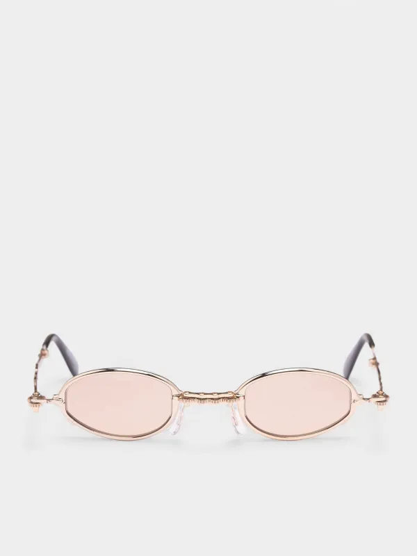 H81 Oval Foldable Gear Sunglasses (KRSH81PG0000004P-PINK) sold by lorenzo