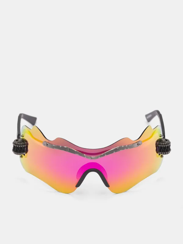 40th Limited Edition E16 Shield Sunglasses (E16-144-0-BB-LTD-EDITION-MULTI) sold by lorenzo