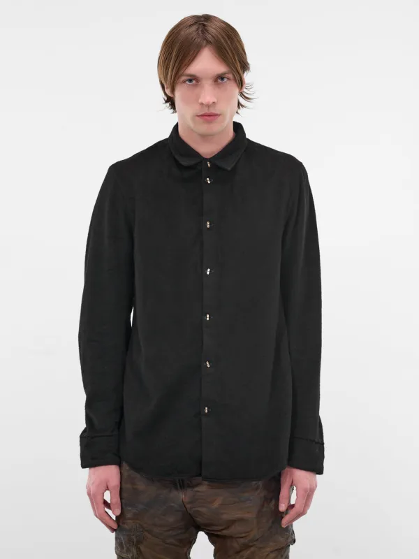 Black Beaver Cashmere Inside Shirt (5082-BLACK) sold by lorenzo