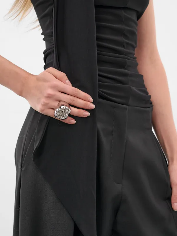 Silver Brass Tooth Ring (JW01-SILVER-PEACH) sold by lorenzo