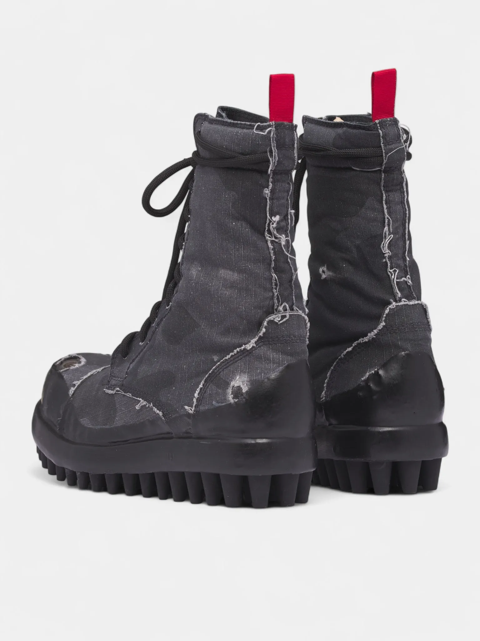 Black Camo Miner Ripstop Boots (FFF5MQ61AP-TF001-C99-BLACK) sold by lorenzo product image thumbnail 5