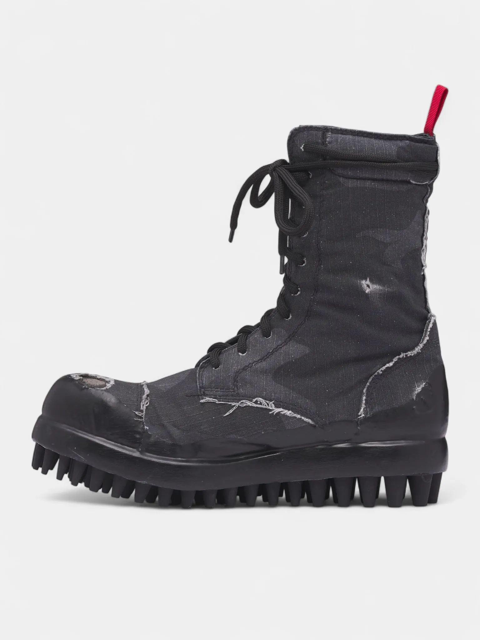 Black Camo Miner Ripstop Boots (FFF5MQ61AP-TF001-C99-BLACK) sold by lorenzo product image thumbnail 3