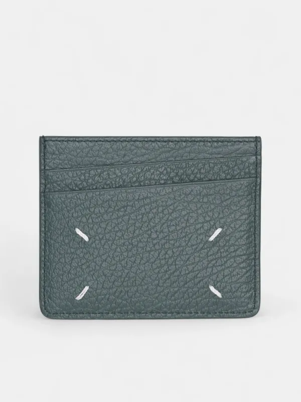 Green Grainy Calf Leather Wallet (SA1VX0006-P4455-T7162-GREEN) sold by lorenzo