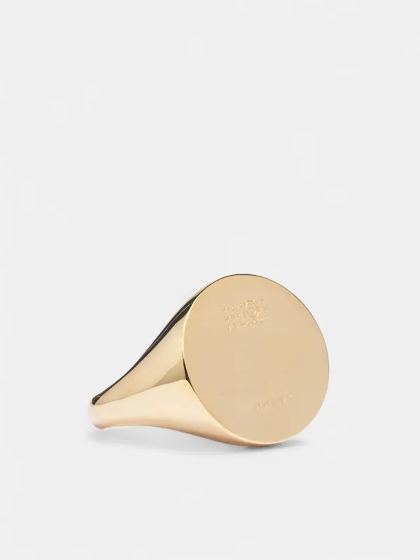 Gold Numeric Logo Bracelet (SM7UY0105-P8755-950-GOLD) sold by lorenzo