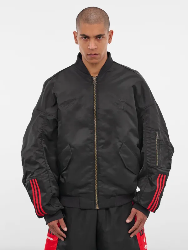 Willy Chavarria x Adidas Bomber Jacket (KD9361-BLACK) sold by lorenzo
