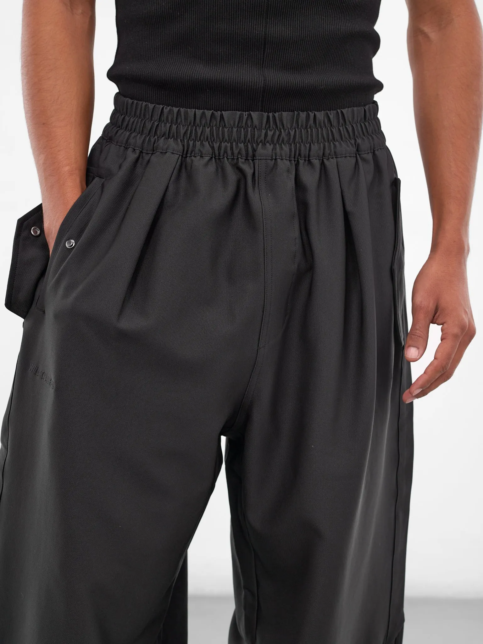 Willy Chavarria x Adidas Twill Sweatpants (KD9349-BLACK) sold by lorenzo product image thumbnail 5