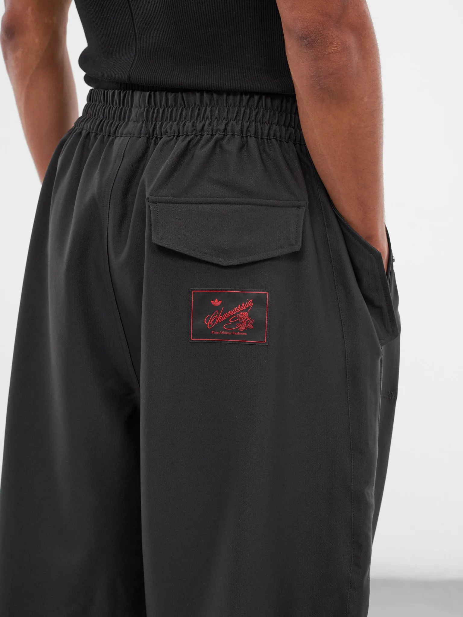 Willy Chavarria x Adidas Twill Sweatpants (KD9349-BLACK) sold by lorenzo product image thumbnail 4