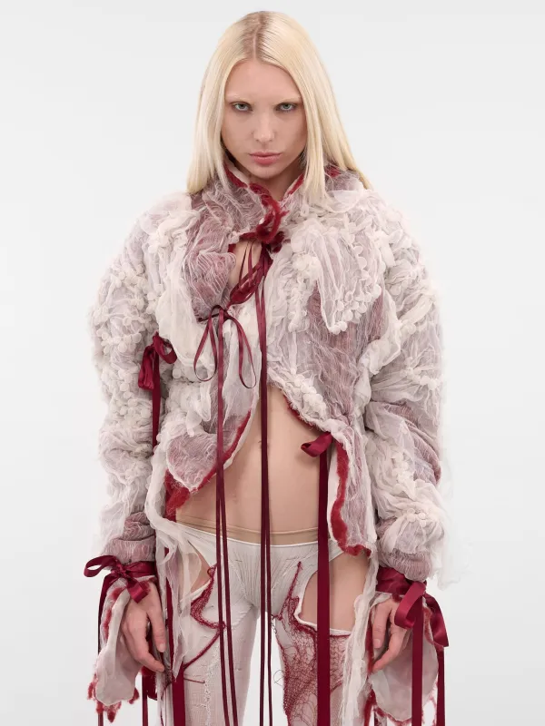 Tapestry Of Blood Layered Jacket (TAPESTRY-OF-BLOOD-WHITE) sold by lorenzo